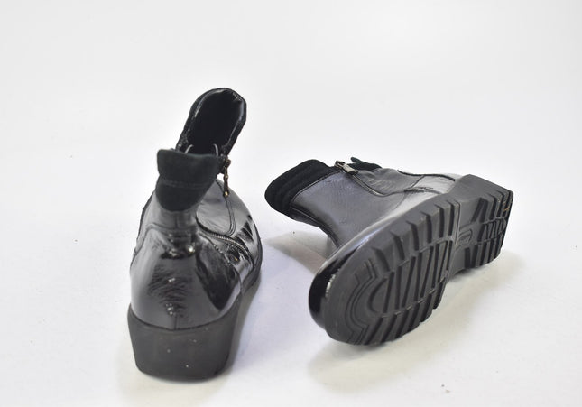 Waldläufer Damen Stiefelette Boots UK 8 Nr. 24-B 315-Schuh-Gebraucht-secondhand