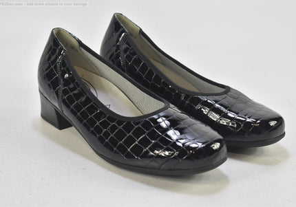 Waldläufer Damen Pumps High Heels UK 6,5 Nr. 25-F 1784-Schuh-Gebraucht-secondhand