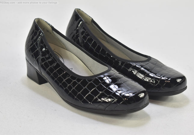 Waldläufer Damen Pumps High Heels UK 6,5 Nr. 25-F 1784-Schuh-Gebraucht-secondhand