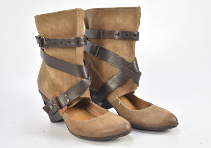 AirStep Damen Stiefelette Boots EUR 39 Nr. 23-A 1368-Schuh-Gebraucht-secondhand