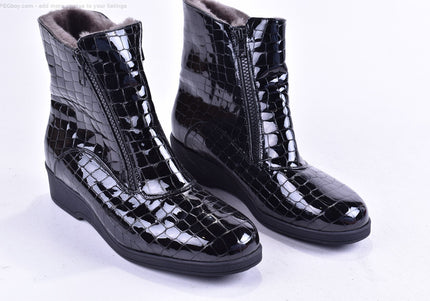 Semler Damen Stiefelette Boots UK 6,5 Nr. 24-B 1978-Schuh-Gebraucht-secondhand