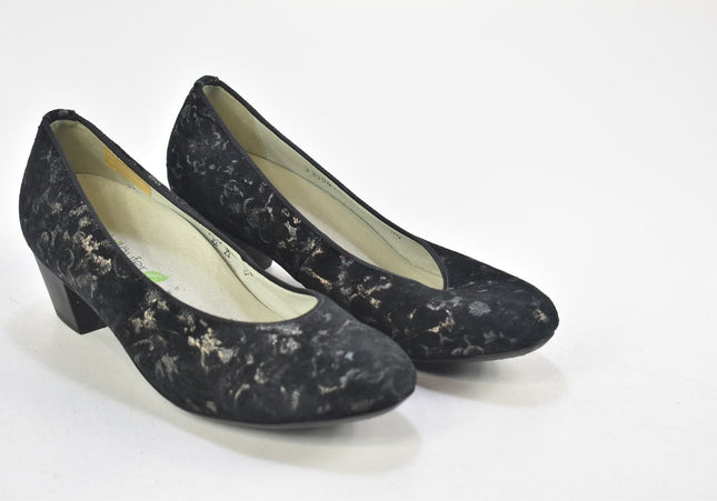 Waldläufer Damen Pumps High Heels UK 4 Nr. 24-F 4011-Schuh-Gebraucht-secondhand