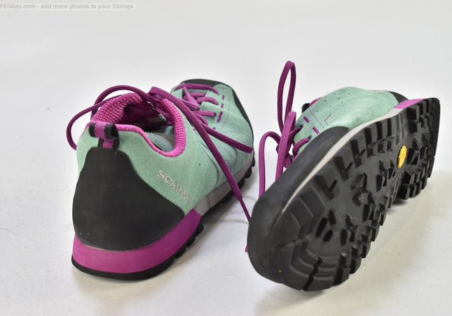 Scarpa Damen Wanderschuhe Trekking EUR 41 Nr. 25-T 823-gebrauchte schuhe-second hand-SchuhGebraucht