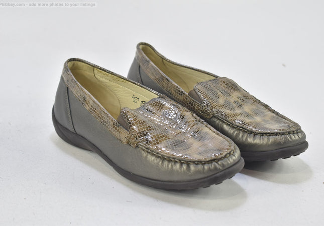 Waldläufer Damen Halbschuhe Slipper Ballerinas UK 3,5 Nr. 24-X 2405-Schuh-Gebraucht-secondhand