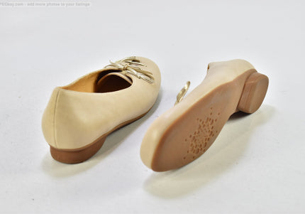Theresia M. Hanka Damen Halbschuhe Slipper Ballerinas UK 4 Nr. 25-T 1583-gebrauchte Schuhe-Second hand-SchuhGebraucht