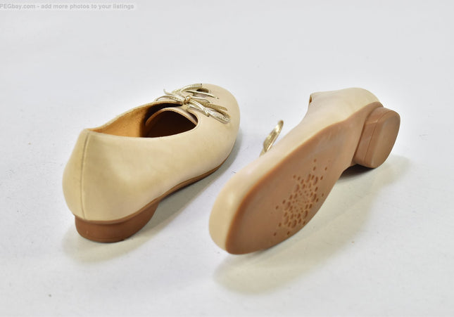 Theresia M. Hanka Damen Halbschuhe Slipper Ballerinas UK 4 Nr. 25-T 1583-gebrauchte Schuhe-Second hand-SchuhGebraucht