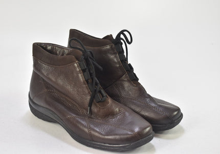 Solidus Damen Stiefelette Boots UK 4 Nr. 24-B 665-Schuh-Gebraucht-secondhand