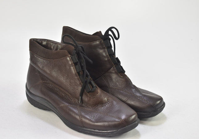 Solidus Damen Stiefelette Boots UK 4 Nr. 24-B 665-Schuh-Gebraucht-secondhand