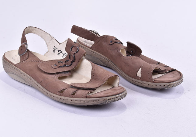 Waldläufer Damen Sandale Sandalette UK 8 Nr. 24-SD 988-Schuh-Gebraucht-secondhand