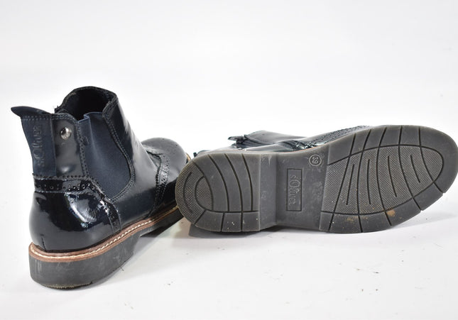 s.Oliver Damen Stiefelette Boots EUR 39 Nr. 24-A 1490-Schuh-Gebraucht-secondhand