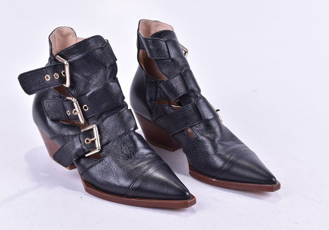 Ras Damen Stiefelette Boots EUR 36 Nr. 24-M 3649-Schuh-Gebraucht-secondhand