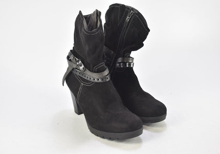 Tamaris Damen Stiefelette Boots EUR 36 Nr. 24-A 3839-Schuh-Gebraucht-secondhand