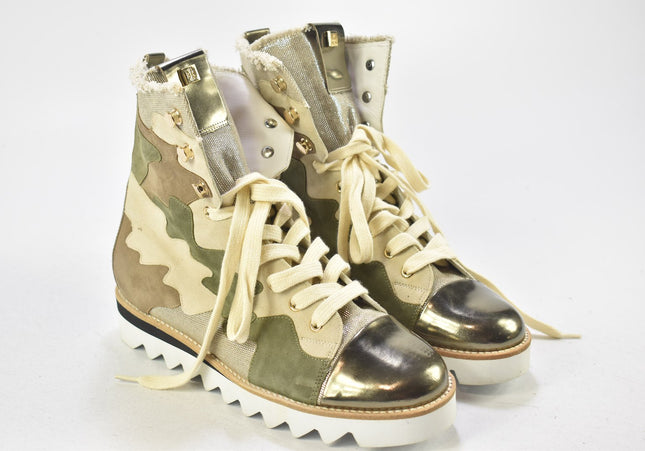 Högl Damen Stiefelette Boots UK 4 Nr. 24-U 375-Schuh-Gebraucht-secondhand