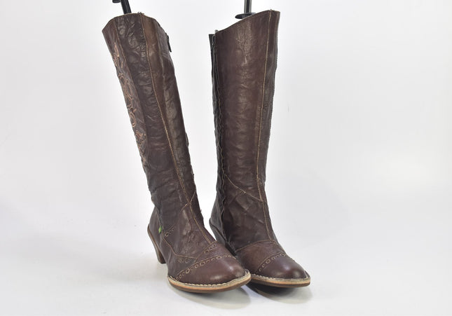 El Naturalista Damen Stiefel Stiefelette Boots SL 27cm Nr. 24-B 4534-Schuh-Gebraucht-secondhand