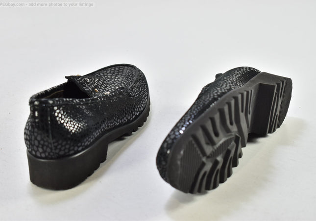 isabella Damen Halbschuhe Slipper Ballerinas EUR 37,5 Nr. 25-T 1588-gebrauchte Schuhe-Second hand-SchuhGebraucht