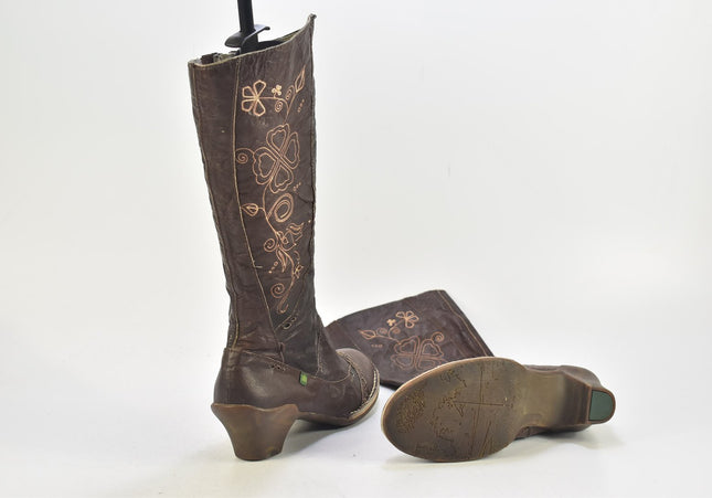 El Naturalista Damen Stiefel Stiefelette Boots SL 27cm Nr. 24-B 4534-Schuh-Gebraucht-secondhand