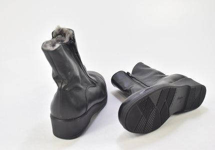 Semler Damen Stiefelette Boots UK 4 Nr. 24-B 325-Schuh-Gebraucht-secondhand