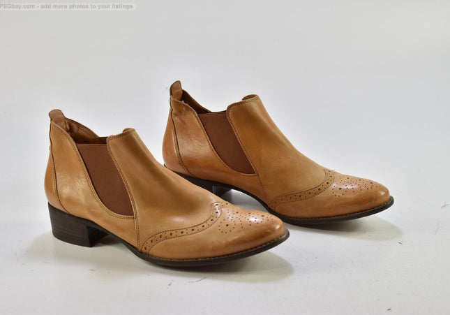 Paul Green Damen Stiefelette Boots UK 7 Nr. 24-B 5934-Schuh-Gebraucht-secondhand