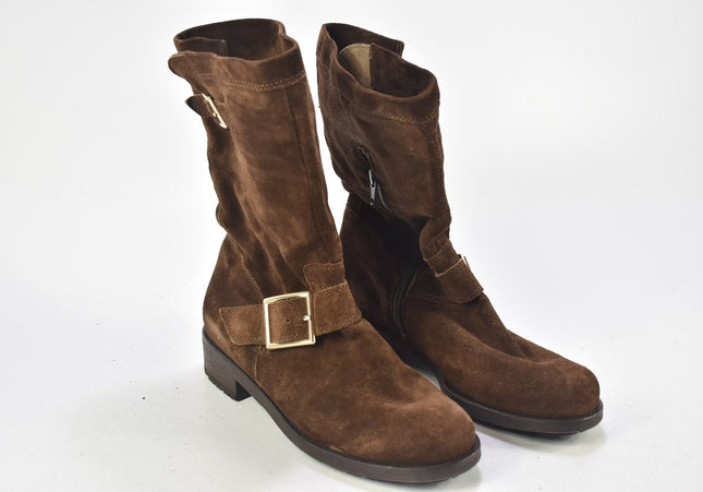Högl Damen Stiefelette Boots UK 4 Nr. 24-A 2184-Schuh-Gebraucht-secondhand