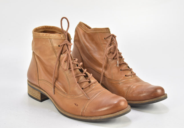 Paul Green Damen Stiefelette Boots UK 4 Nr. 23-Y 1009-Schuh-Gebraucht-secondhand