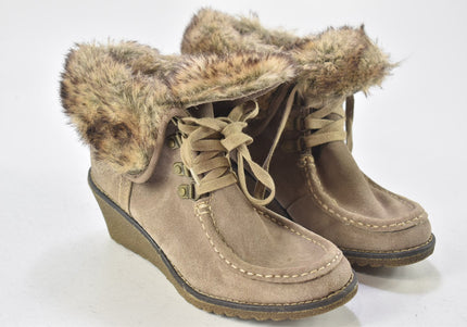 Marco Tozzi Damen Stiefelette Boots EUR 37 Nr. 24-B 65-Schuh-Gebraucht-secondhand