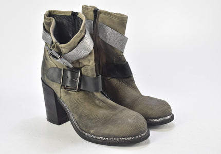 Ralph Harrsion Damen Stiefelette Boots EUR 40 Nr. 24-M 5390-Schuh-Gebraucht-secondhand