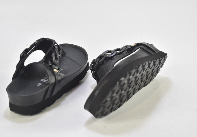 Backsun Damen Sandale Pantolette EUR 36 Nr. 25-S 241-Schuh-Gebraucht-secondhand
