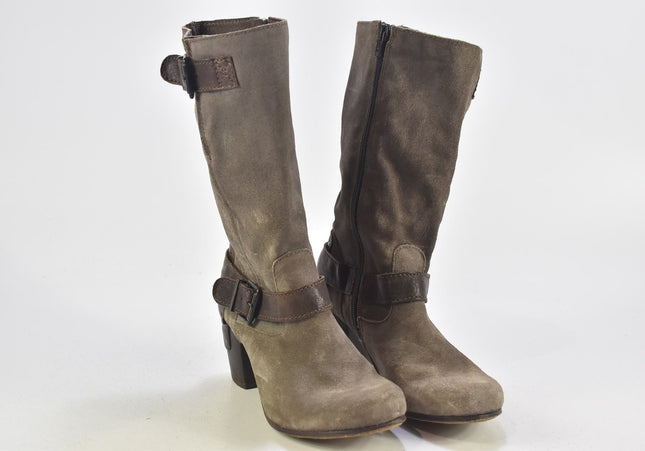Damen Stiefel Stiefelette Boots EUR 36 Nr. 24-B 4539-Schuh-Gebraucht-secondhand