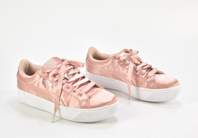 Puma Vikky Platform Damen Sportschuhe Sneaker EUR 37 Nr.24-J 2147-Schuh-Gebraucht-secondhand