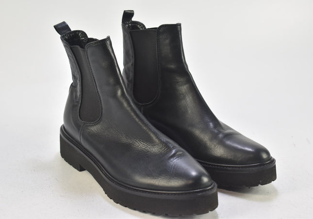 Navyboot Damen Stiefelette Boots UK 4 Nr. 24-B 2713-Schuh-Gebraucht-secondhand