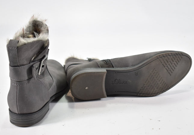 s.Oliver Damen Stiefelette Boots EUR 39 Nr. 24-A 1294-Schuh-Gebraucht-secondhand