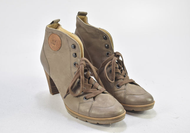 Paul Green Damen Stiefelette Boots UK 7 Nr. 24-B 2714-Schuh-Gebraucht-secondhand