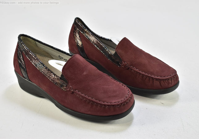 Waldläufer Damen Halbschuhe Slipper Ballerinas UK 5 Nr. 25-A 649-Schuh-Gebraucht-secondhand
