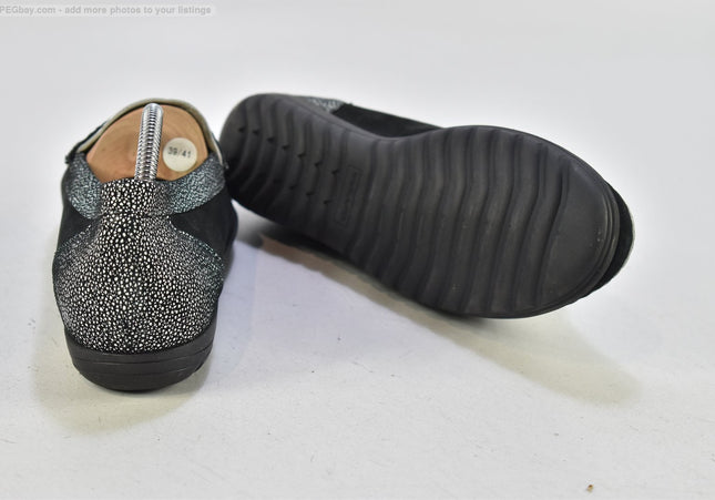 Waldläufer  Damen Halbschuhe Slipper Ballerinas  UK 7,5 Nr. 4R-1298
