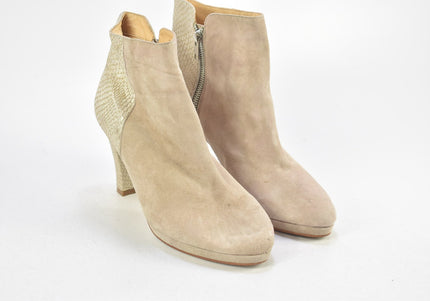 Di Lauro Damen Stiefelette Boots EUR 41 Nr. 24-F 2493-Schuh-Gebraucht-secondhand