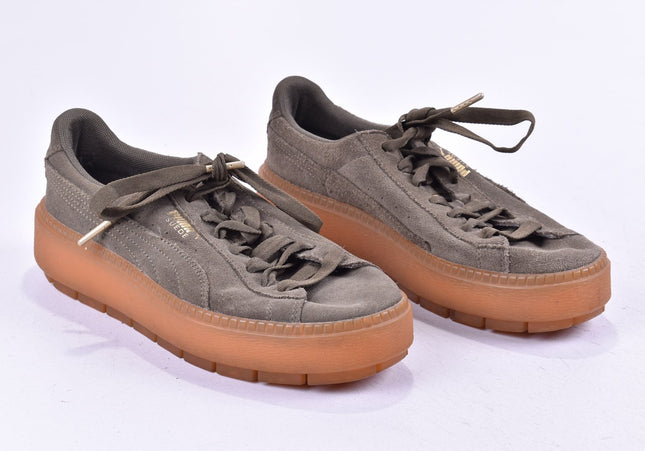 Puma Suede Damen Sportschuhe Sneaker EUR 38,5 Nr. 24-A 1546-Schuh-Gebraucht-secondhand