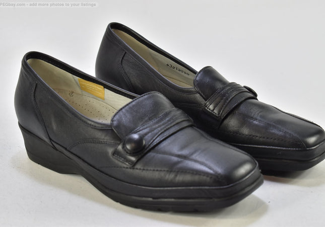 Waldläufer Damen Halbschuhe Slipper Ballerinas UK 8 Nr. 25-T 1177-gebrauchte Schuhe-Second hand-SchuhGebraucht