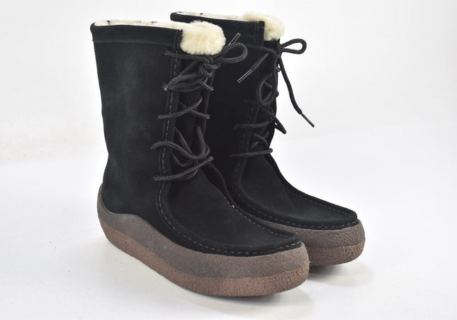 Clarks Damen Stiefelette Boots UK 4,5 Nr. 24-J 1643-Schuh-Gebraucht-secondhand