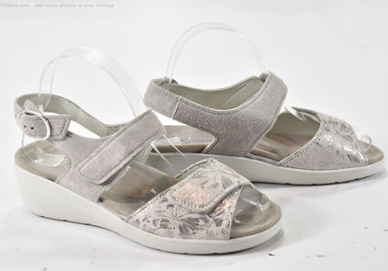 Semler Damen Sandale Sandalette UK 4 Nr. 25-S 963-Schuh-Gebraucht-secondhand