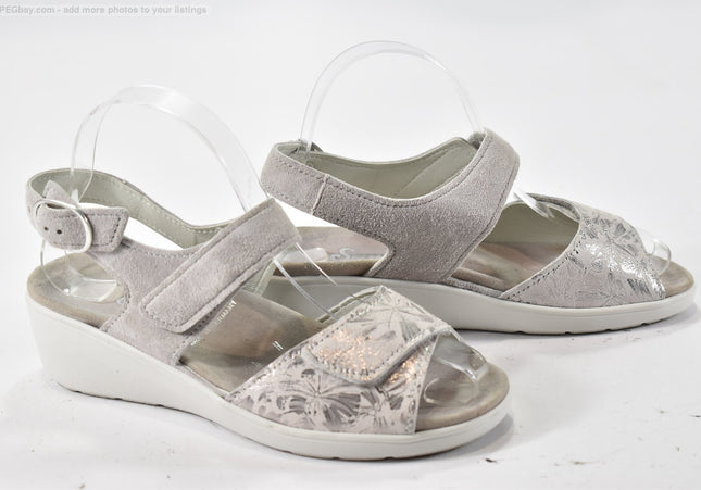 Semler Damen Sandale Sandalette UK 4 Nr. 25-S 963-Schuh-Gebraucht-secondhand