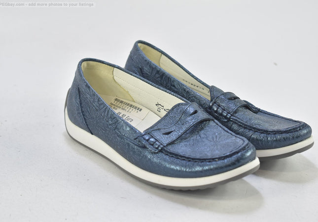 Waldläufer Damen Halbschuhe Slipper Ballerinas UK 4 Nr. 24-X 2425-Schuh-Gebraucht-secondhand