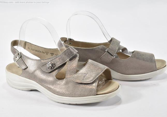 Solidus Damen Sandale Pantolette UK 6,5 Nr. 25-S-1273-Schuh-Gebraucht-secondhand
