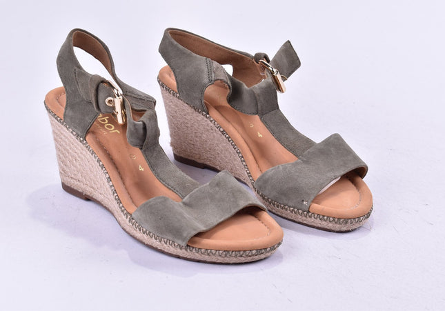Gabor Damen Sandale Sandalette UK 4 Nr. 24-SD 1004-Schuh-Gebraucht-secondhand