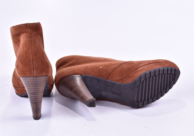 Paul Green Damen Stiefelette Boots UK 7 Nr. 24-J 4220-Schuh-Gebraucht-secondhand