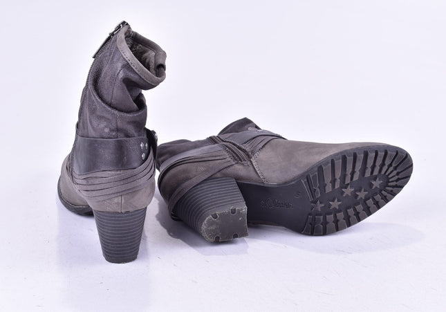 s.Oliver Damen Stiefelette Boots EUR 40 Nr. 24-A 696-Schuh-Gebraucht-secondhand