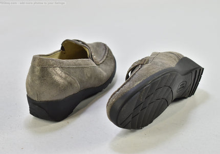 Waldläufer  Damen Halbschuhe Slipper Ballerinas  UK 5,5 Nr. 25-O 2086