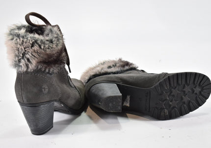 Tamaris Damen Stiefelette Boots EUR 37 Nr. 24-M 4198-Schuh-Gebraucht-secondhand