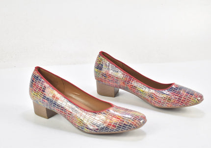 Jenny Damen Pumps High Heels UK 4 Nr. 24-J 1222-Schuh-Gebraucht-secondhand
