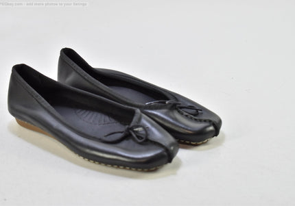 Clarks Damen Halbschuhe Slipper Ballerinas UK 4 Nr. 25-T 1604-gebrauchte Schuhe-Second hand-SchuhGebraucht