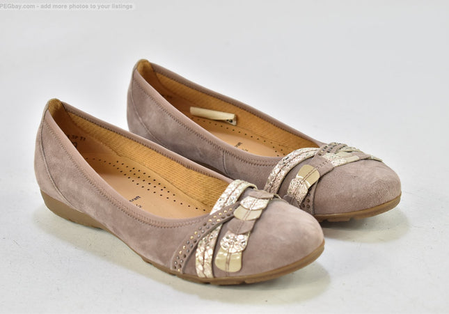 Gabor Damen Halbschuhe Slipper Ballerinas UK 4,5 Nr. 25-Z 402-SchuhGebraucht
